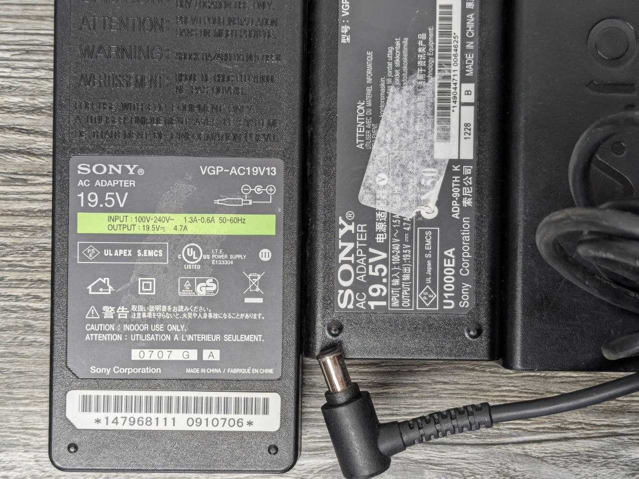 Блок живлення SONY 19,5V 102W 92W 76W 6,5x4,4мм зарядка
