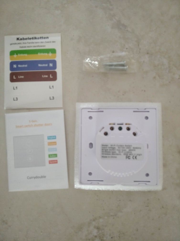 Włącznik rolet/ żaluzji. WFCS01. 2 sztuki
