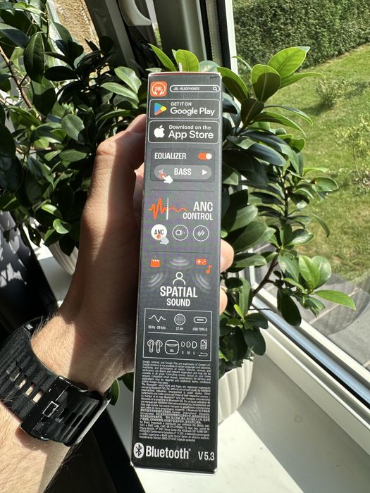 Słuchawki Jbl Tune Flex 2 czarne bezprzewodowe douszne