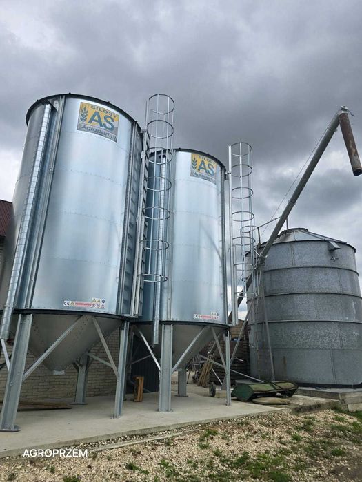 Silos lejowy zbożowy AS 25ton / zbiornik bin