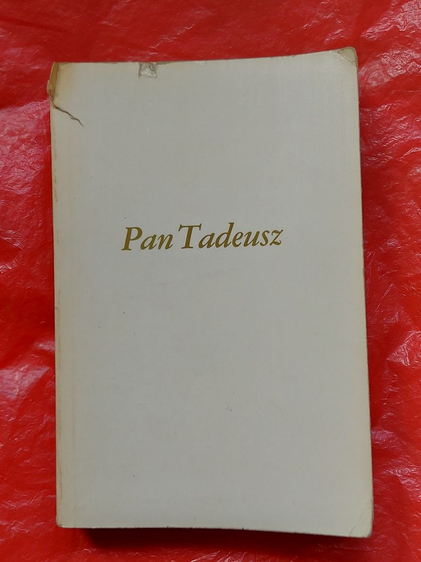 Książka Pan Tadeusz 1979rok