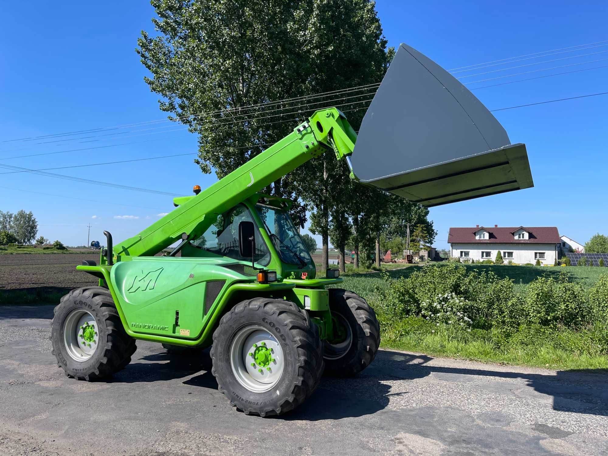 Ładowarka teleskopowa Merlo 40.7_Joystick_4x4_Brutto_2008 Rok_Ładna!