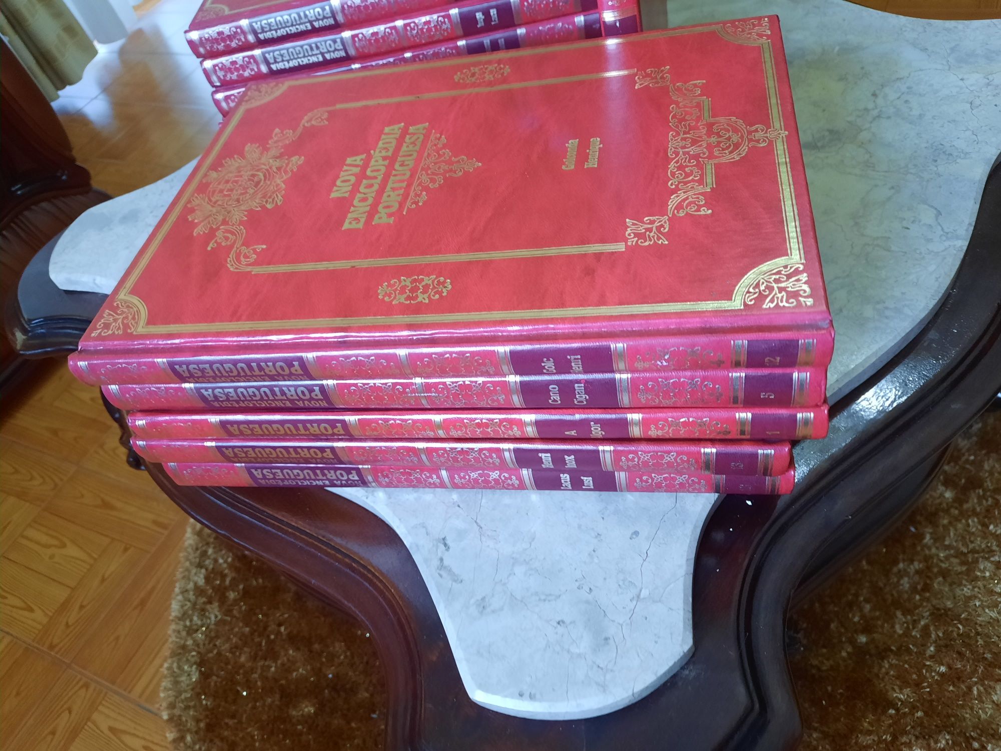 Livros antigos nova enciclopédia portuguesa