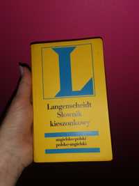 Słownik angielsko polski, polsko angielski Langenscheidt