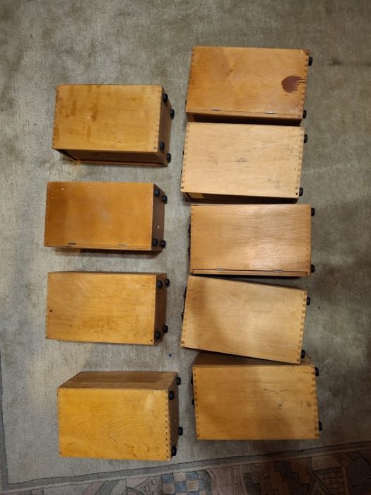 Ящик деревяний на мікроскоп микроскоп, органайзер