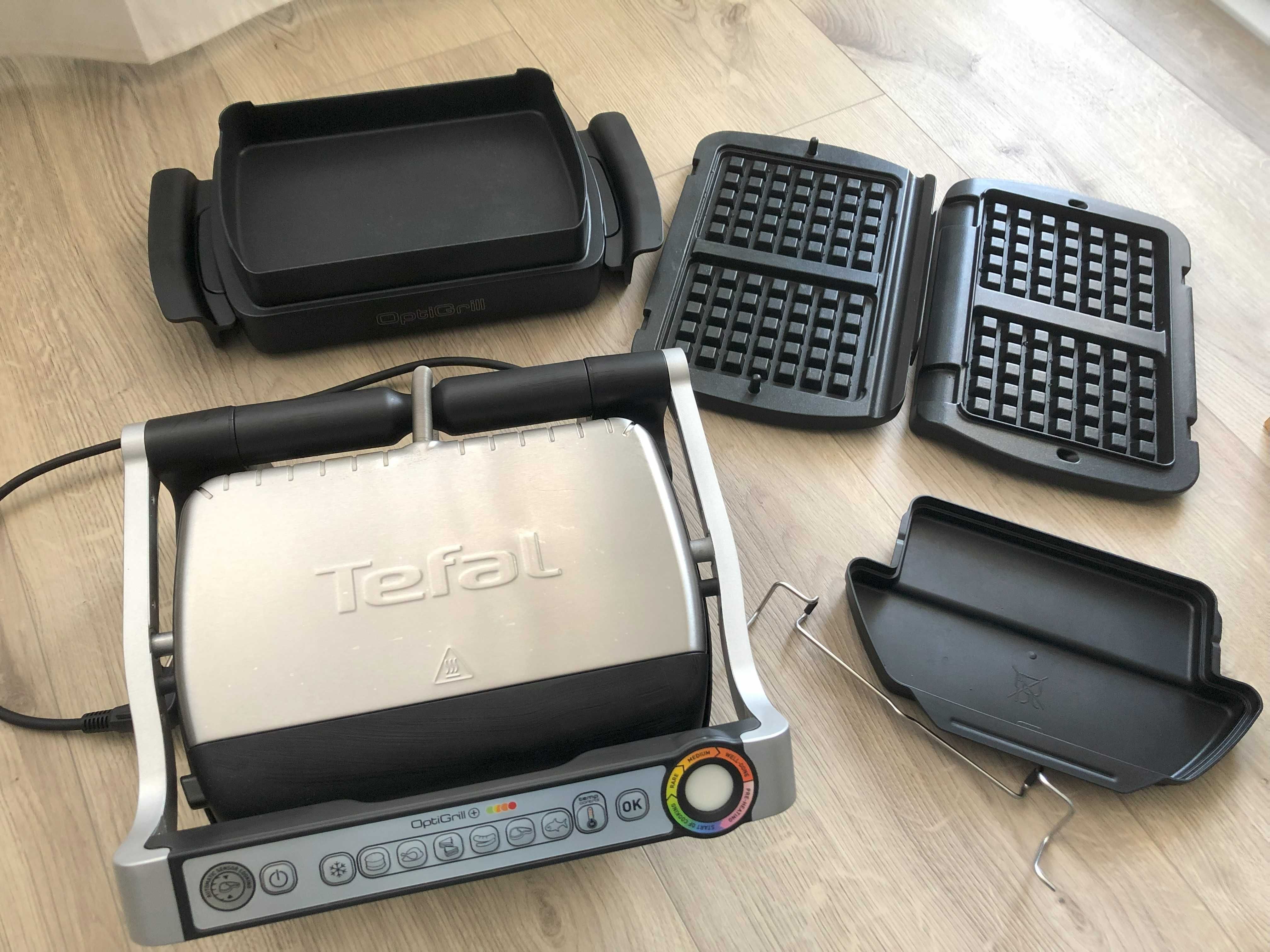 Grill elektryczny TEFAL Optigrill+ GC712D + akcesoria Gwarancja
