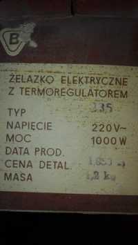 Żelazko elektryczne