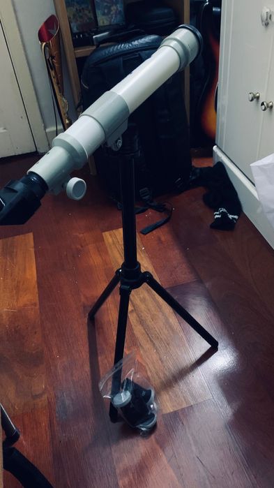 Telescópio infantil de plástico – 4 lentes e zoom