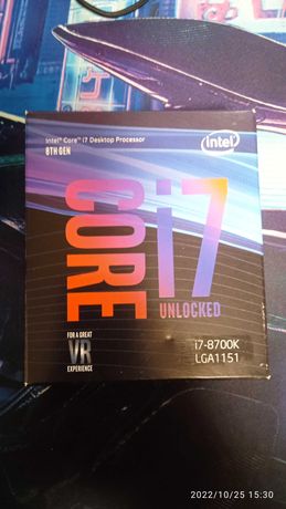 Процессор Intel Core i7-8700K  3.7GHz (s1151-V2)