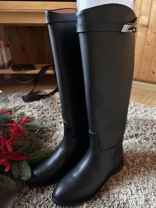 Чоботи,сапоги в стилі Hermes Kelli