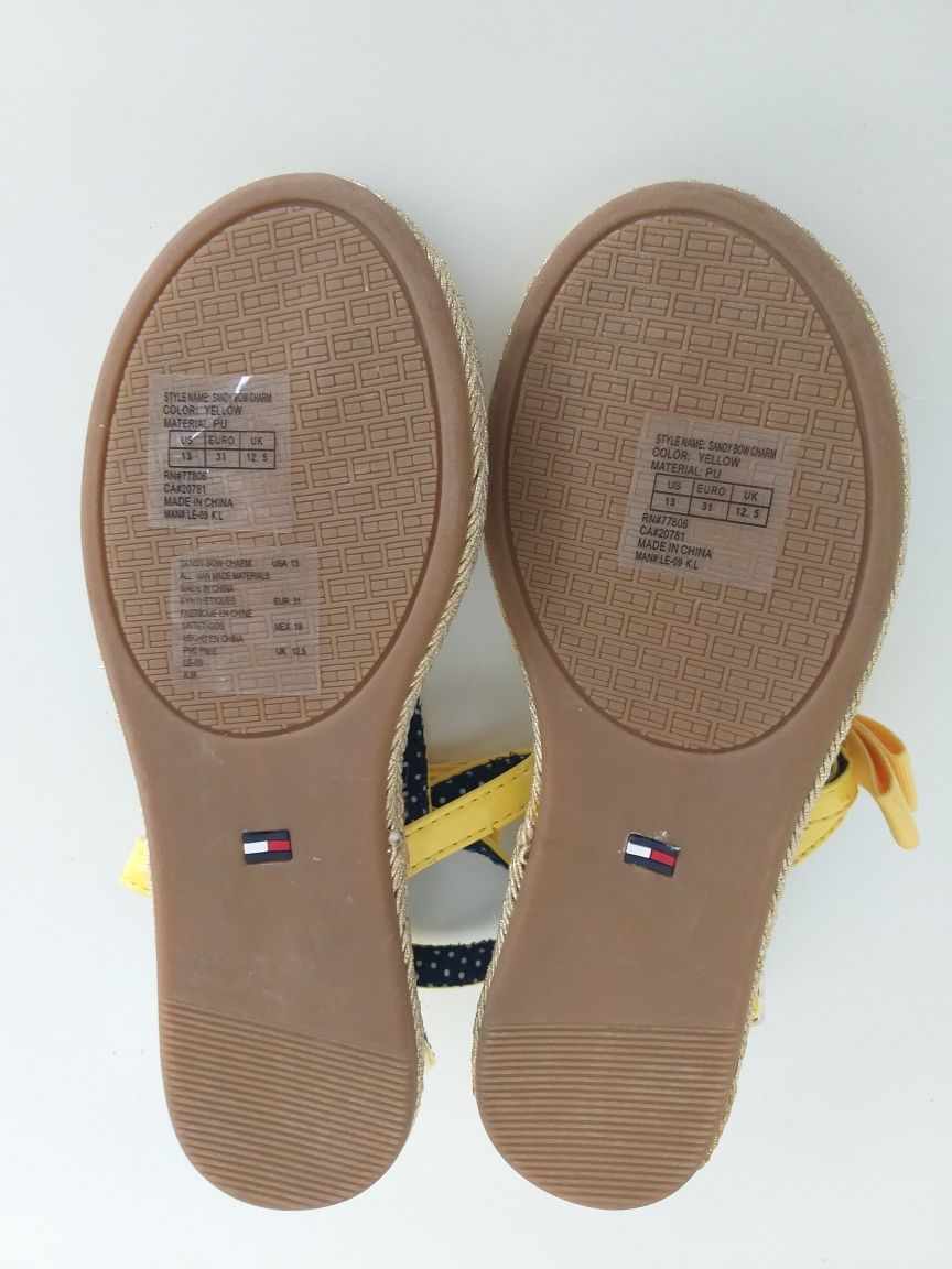 Buty sandały dziecięce Tommy Hilfiger w rozmiarze 31 nowe