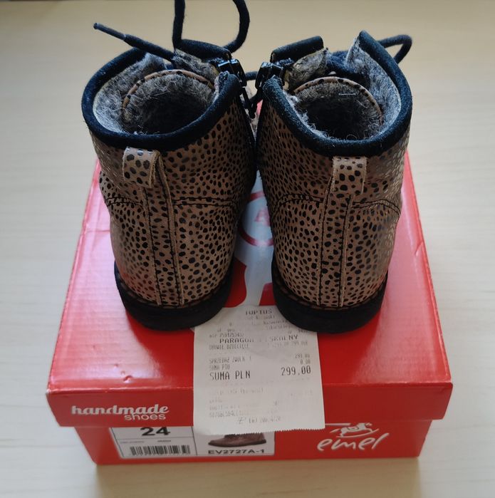 Emel zimowe ocieplane dla dziewczynki