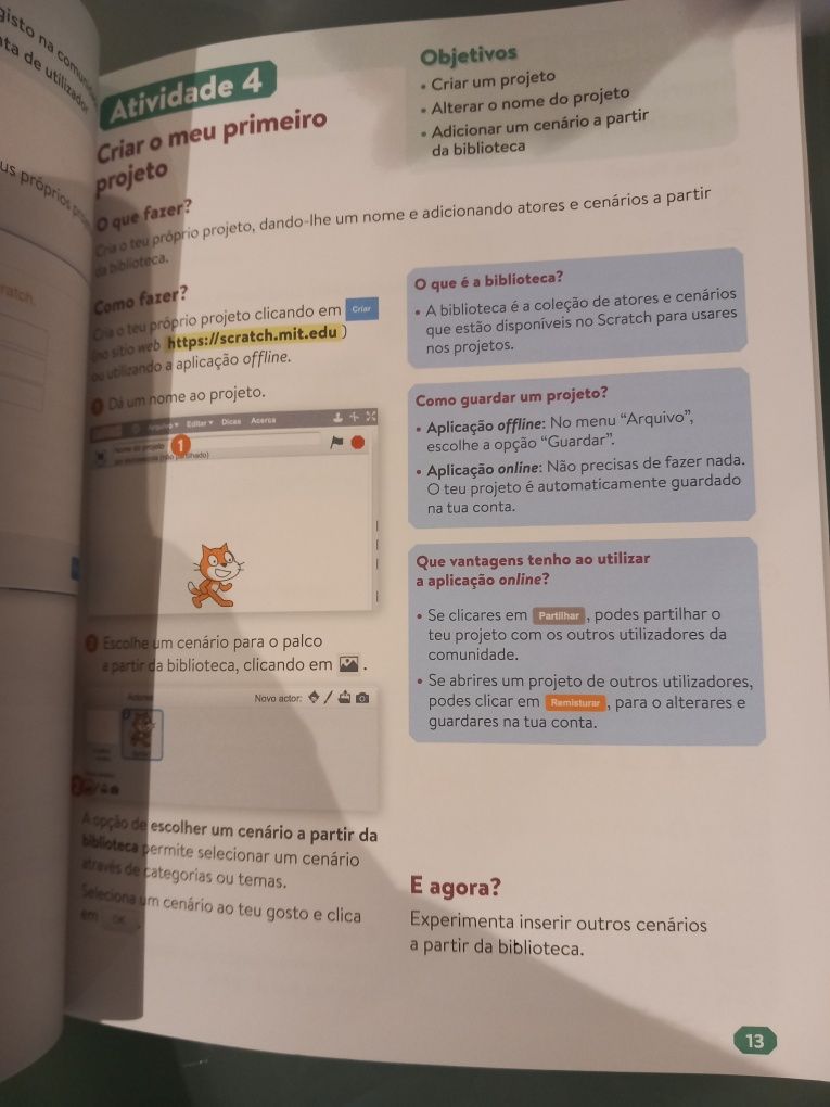 Livro PROGRAMAÇÃO Scratch 1.ciclo