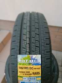 NOWA! Opona Całoroczna 195/70R15C Rotalla RA05 4 Season WYSYŁKA MONTAŻ