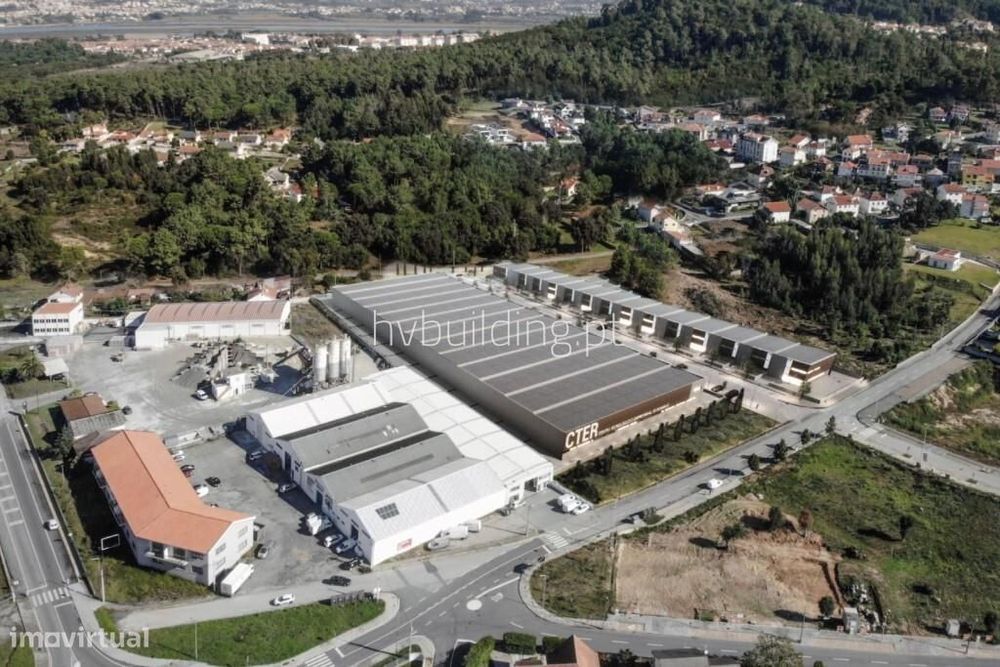 Pavilhões Industriais localizados em zona Estratégica de Vila Nova de
