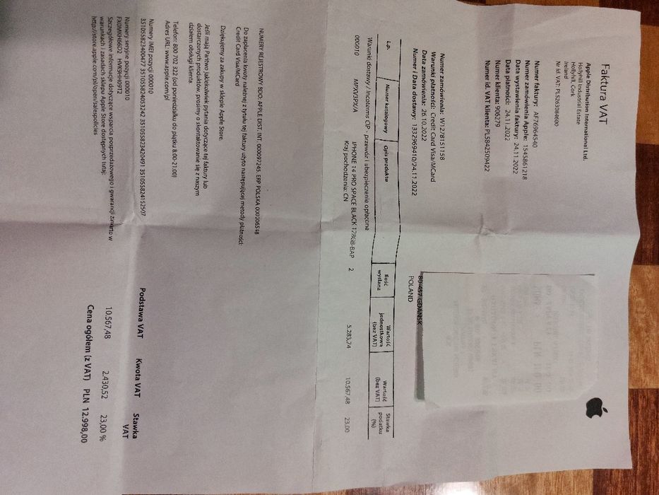 Iphone 14 pro 128GB, 11 etui. Stan bardzo dobry.