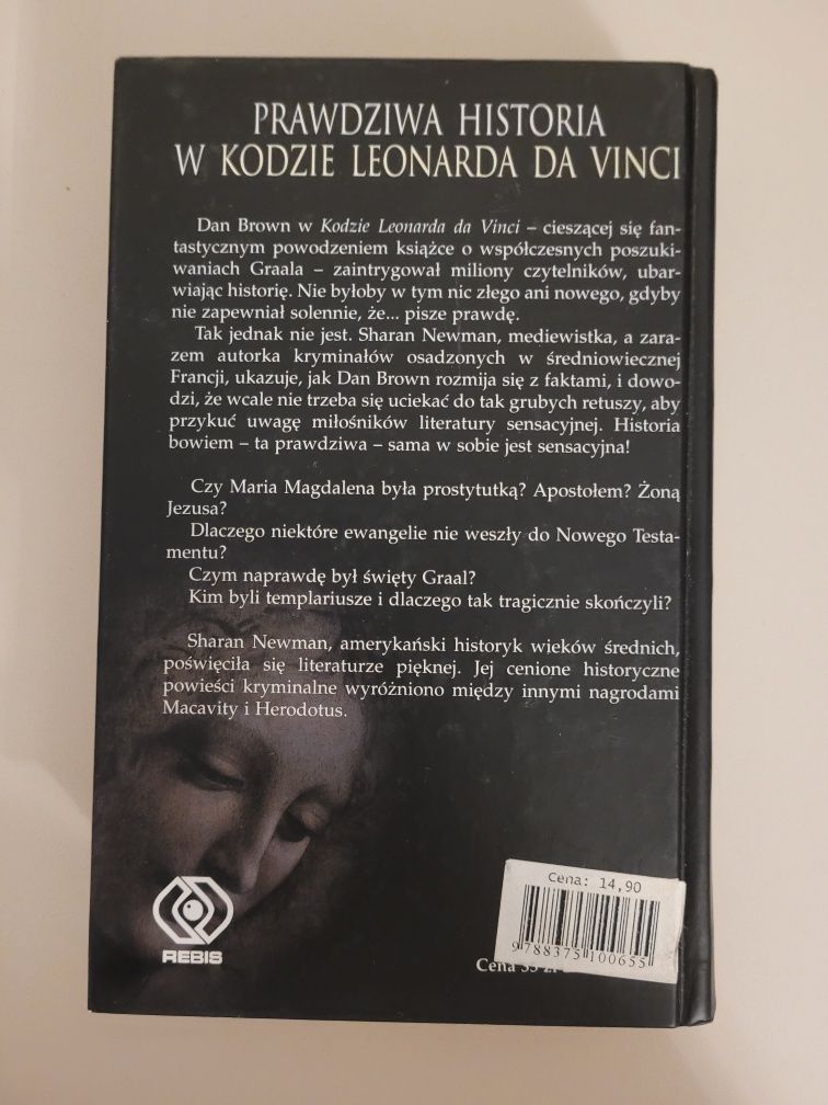 Sharan Newman Prawdziwa historia w kodzie Leonarda Da Vinci