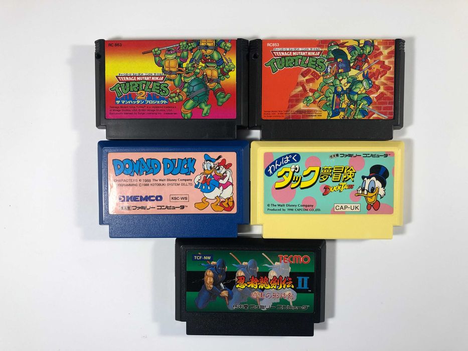 21 гра Nintendo Famicom: TMNT • Super Mario • Ninja Gaiden та інші