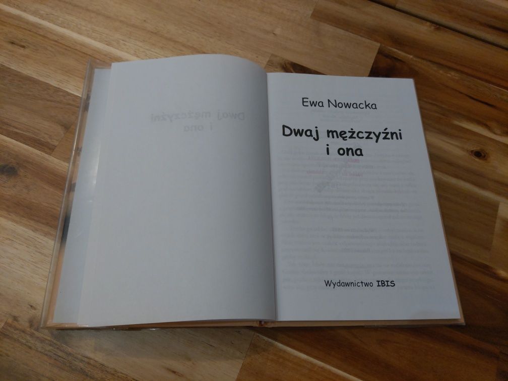 Dwaj mężczyźni i ona Ewa Nowacka
