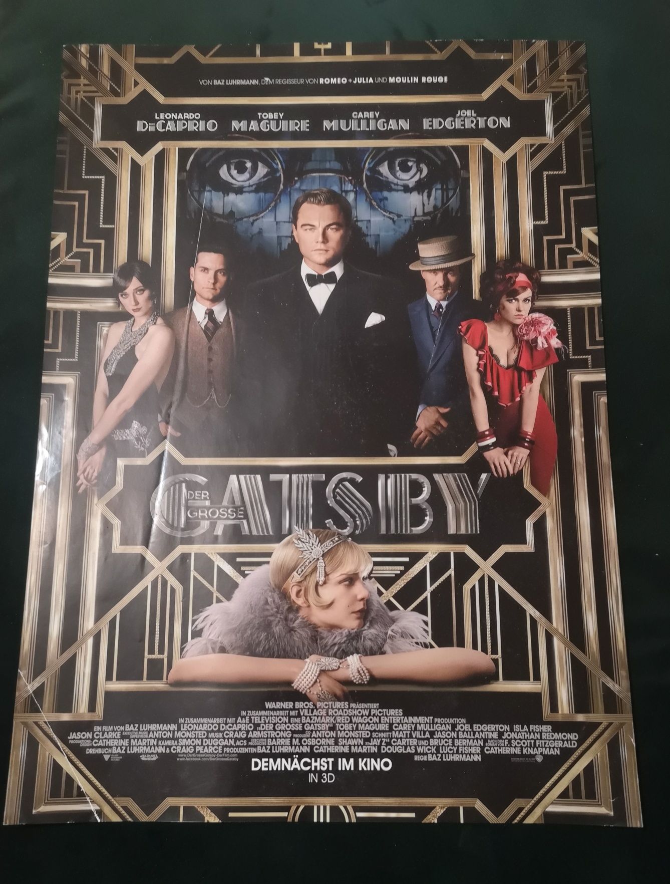 Plakat kinowy filmowy Gatsby wysyłka