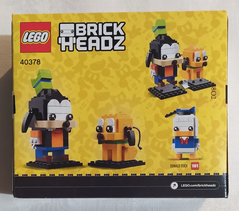 Klocki Lego BrickHeadz 40378 - Goofy i Pluto