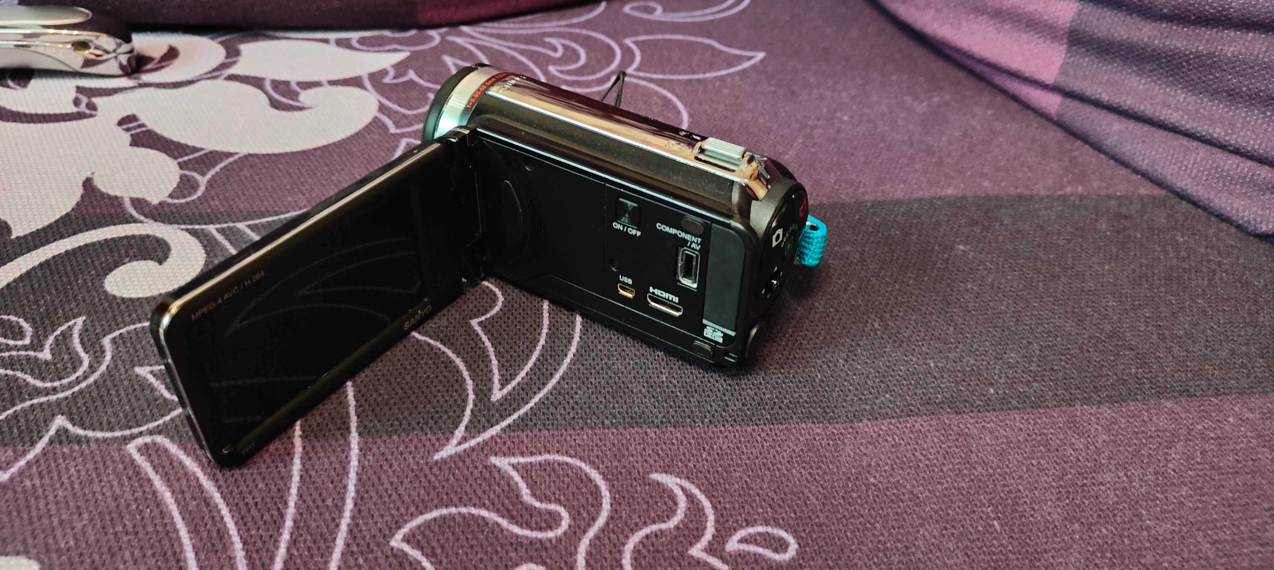 Kamera Sanyo Xacti FullHD 60p VPC-FH1EX pełen zestaw
