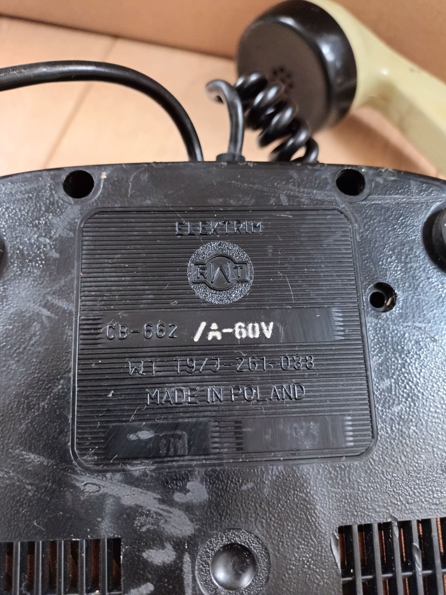 Telefon stacjonarny RWT CB-662 chyba 1973 rok