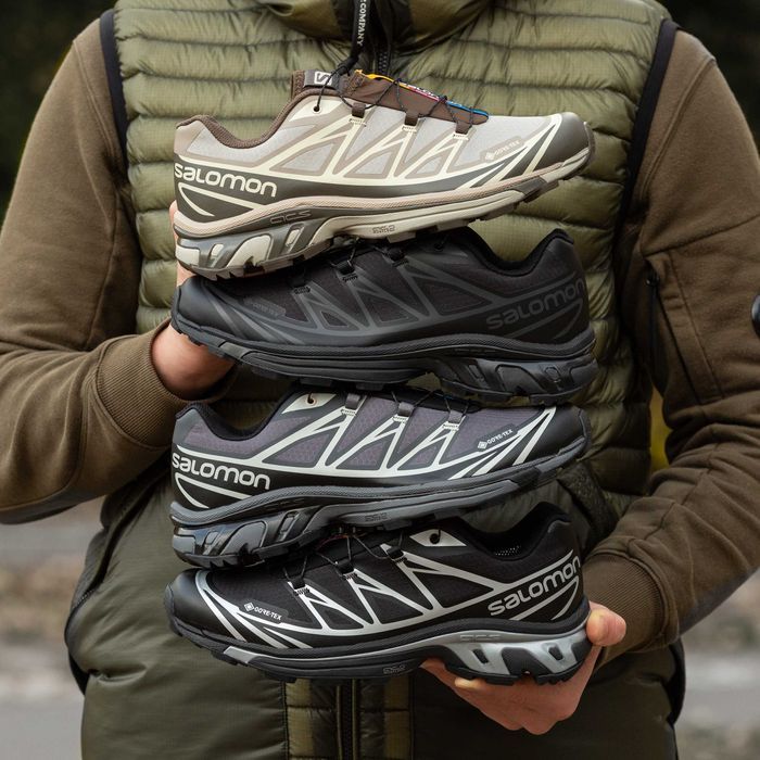 Кросівки Salomon XT-6 Gore-Tex Black/Silver premium