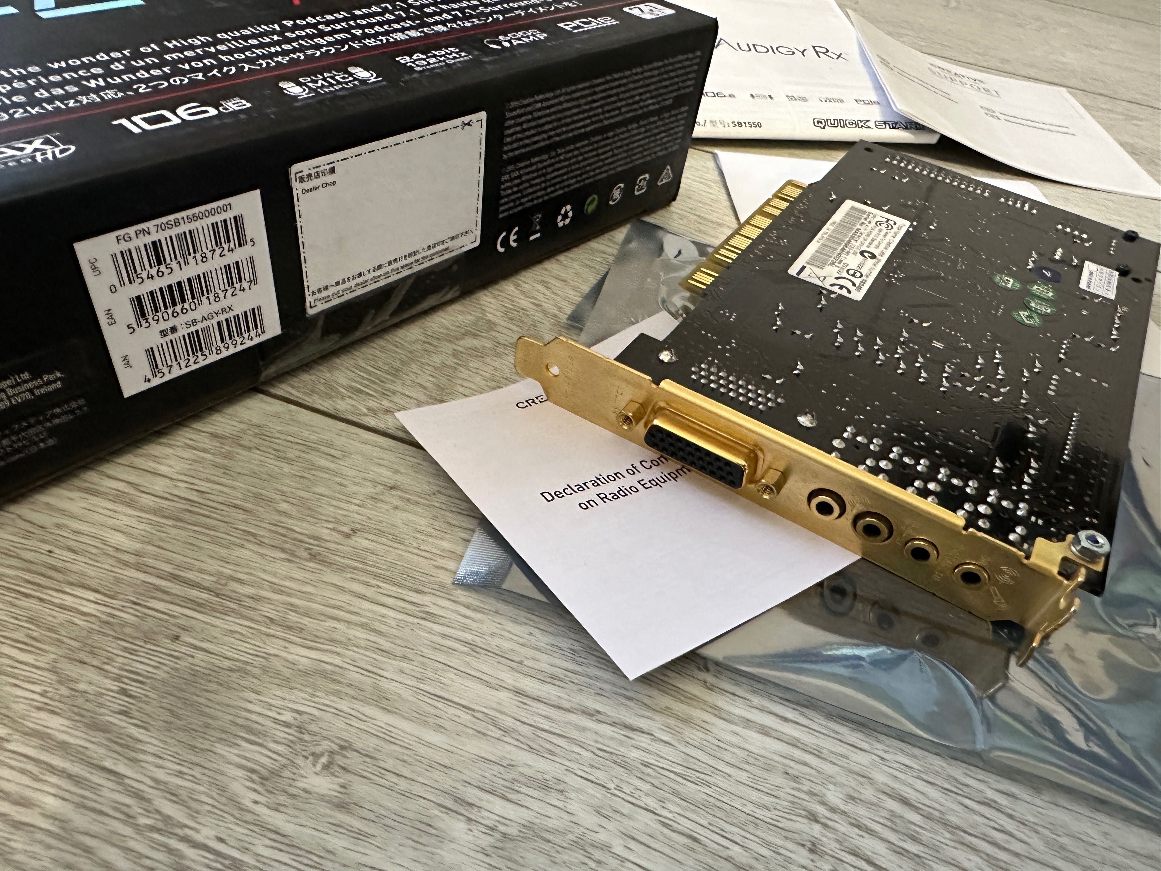 Sound Blaster Creative  x-fi Fatal1ty GamerPro SB0460 64M 7.1 PCI