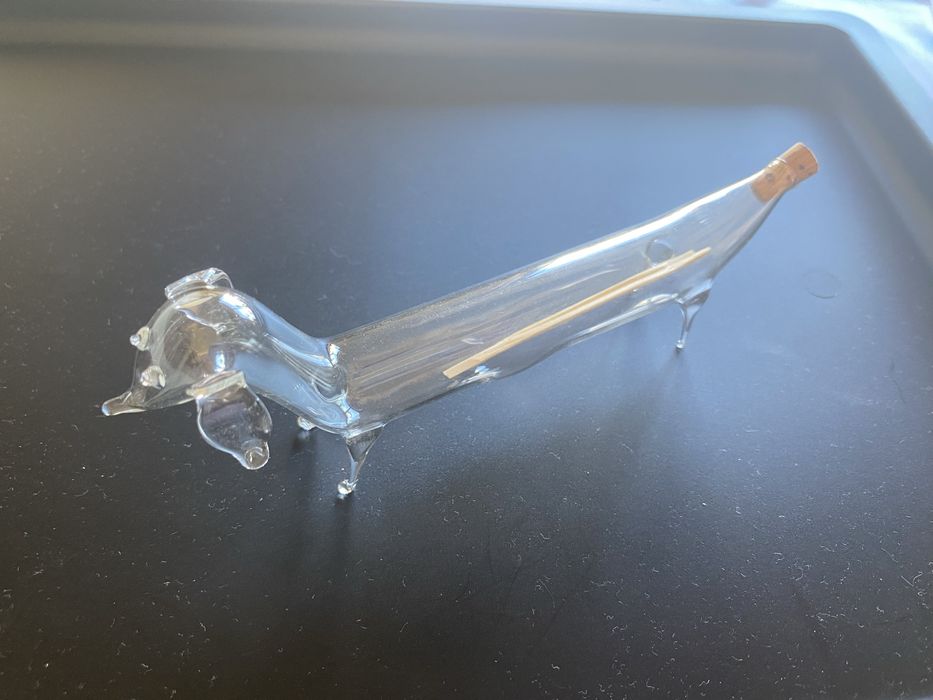 Paliteiro vidro Anos 50