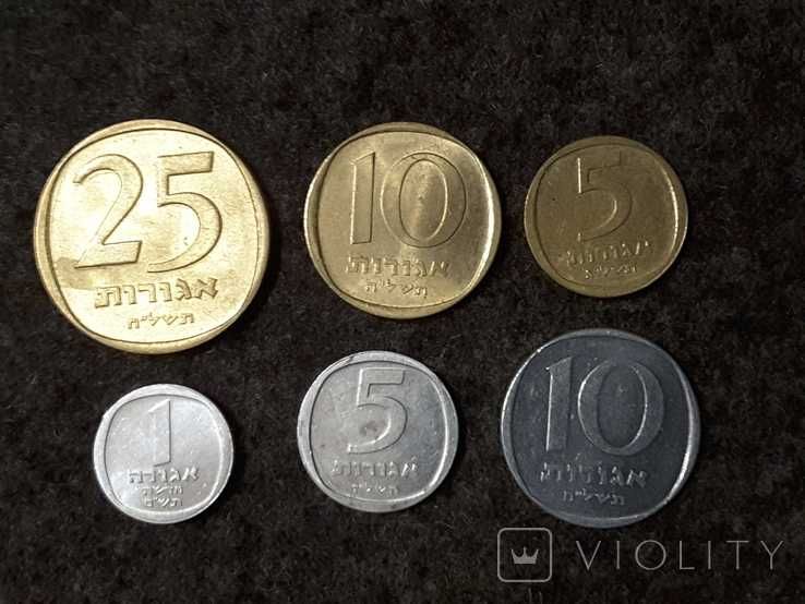 Израиль 25 агорот 1978 и другие монеты