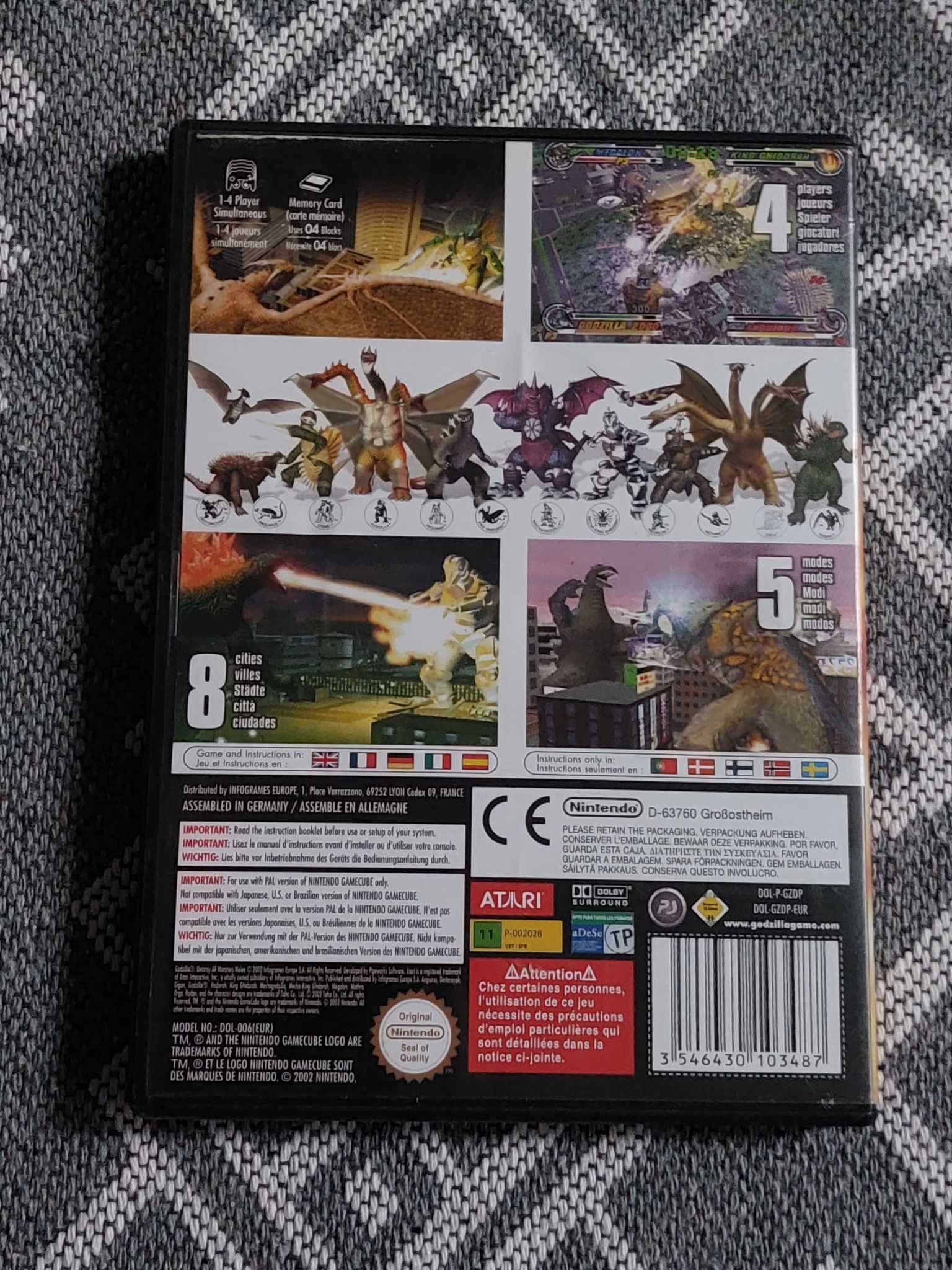 Godzilla: Destroy All Monsters Melee Gamecube PAL