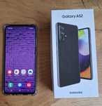 telefon Samsung A52, stan idealny, kolor czarny