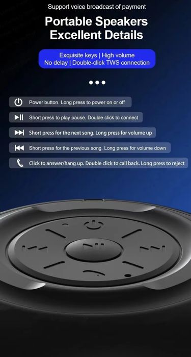 Колонка безпровідна Bluetooth