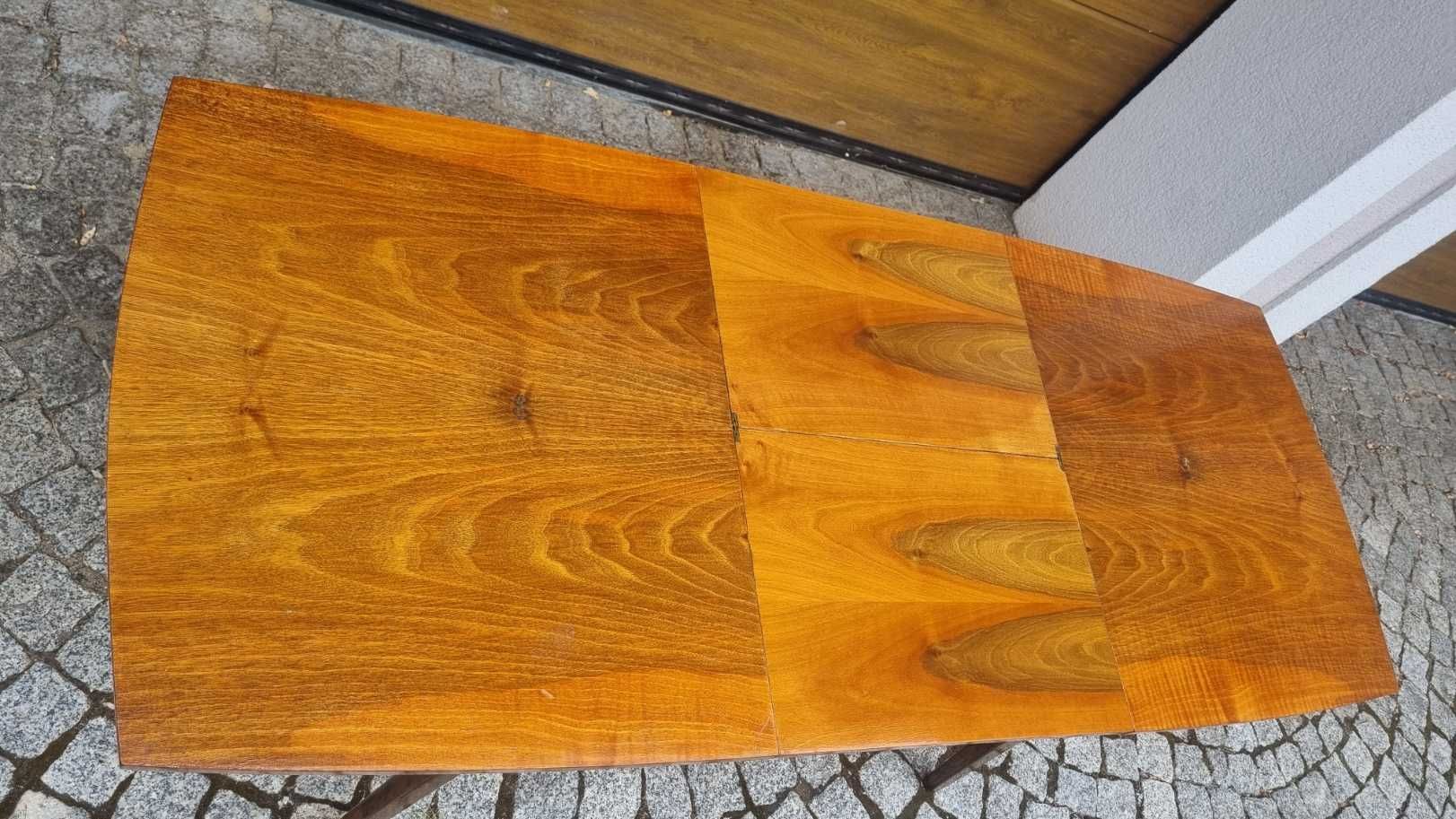 Stół i 4 krzesła Lejkowski Leśniewski 1326 Design PRL Mid Century
