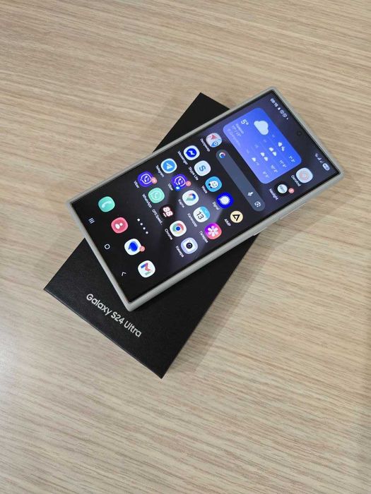 Телефон Samsung Galaxy S24 Ultra 12/1TB, S928B/DS, Titanium Gray, б.в.