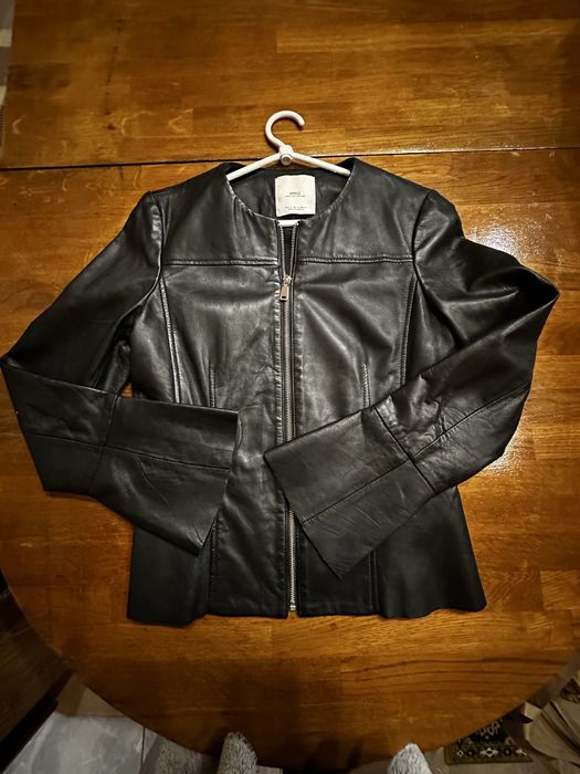 Шкіряна куртка Mango