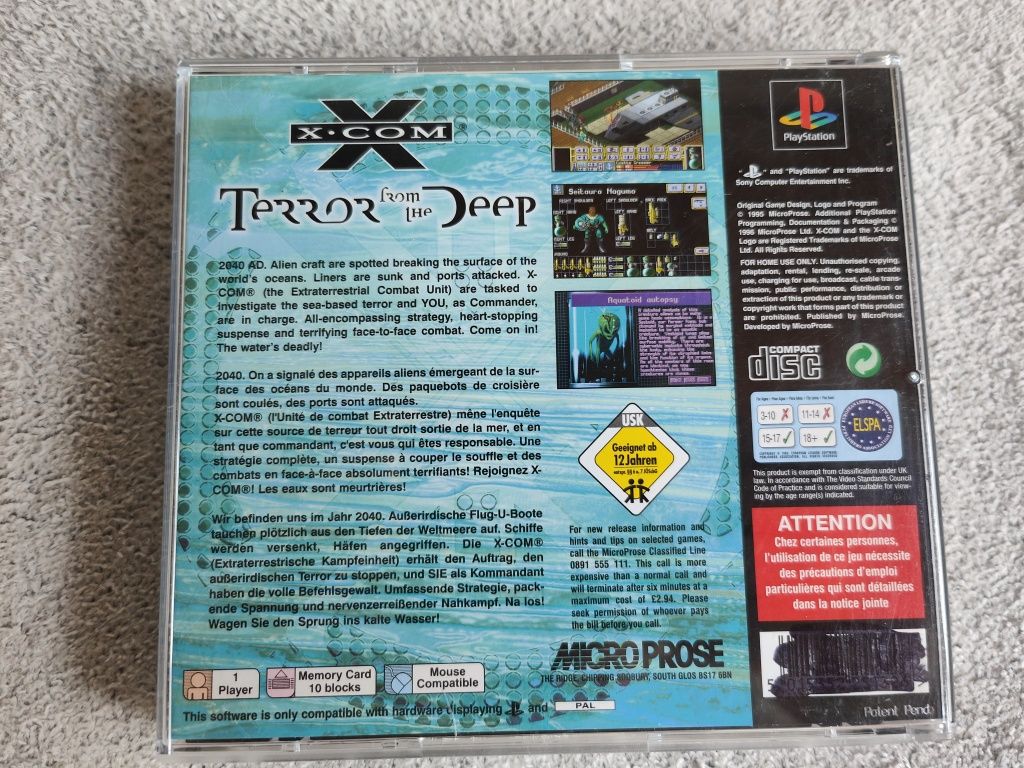 *PlayStation* X-COM Terror from the Deep