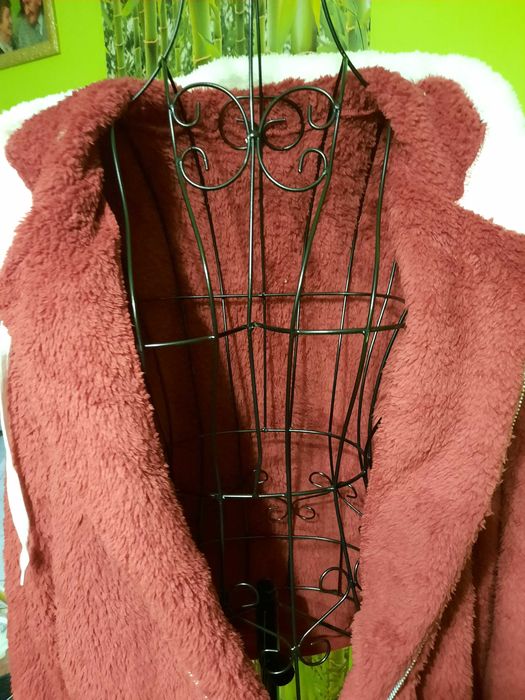 Bluza z ciepłego puszystego polaru po obu stronach