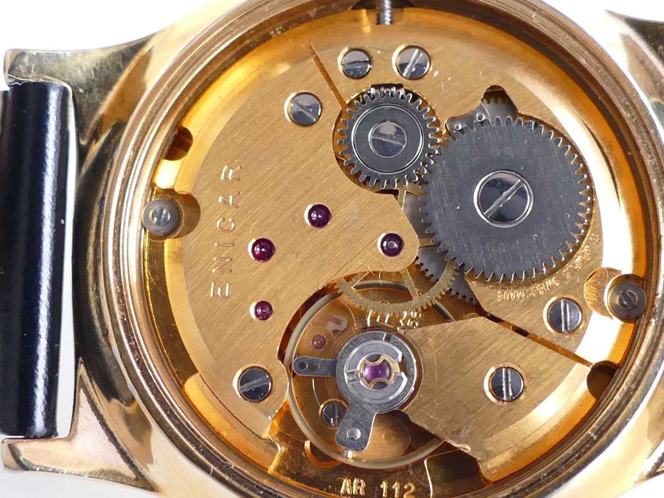 Klasyczny  nakręcany Enicar Swiss cal.AR 112