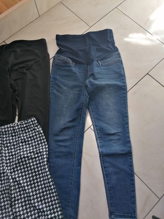 Spodnie getry ciążowe m/l