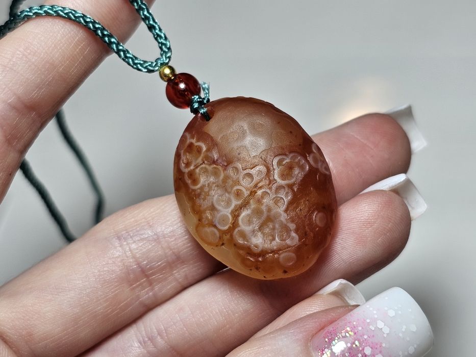 Agat Alxa gobi wisiorek