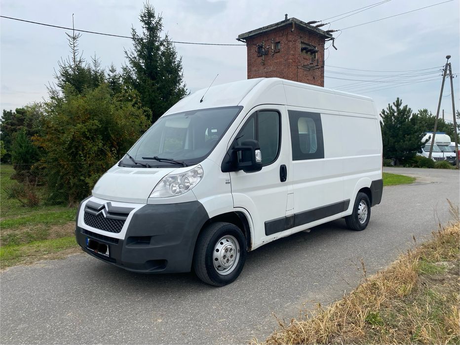 Citroen Jumper 2012r 7 osobowy brygadówka (ducato boxer)