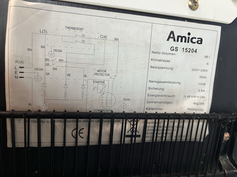 Zamrażarka Amica 85cm |12msc |Dobry stan |Dowóz