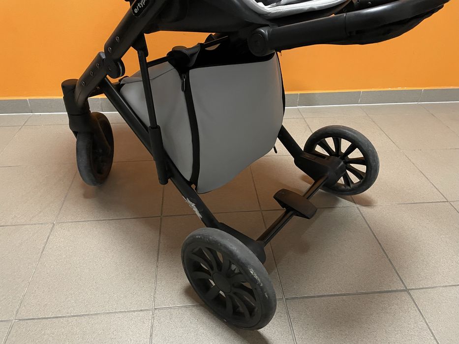 Wózek Anex e-type szary 2w1