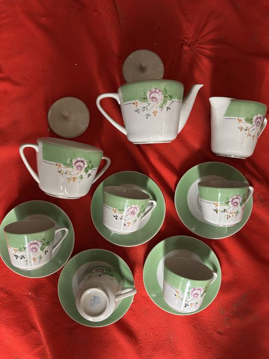 Сервізи різні чайний посуд ссср набір аерографія сервиз посуда