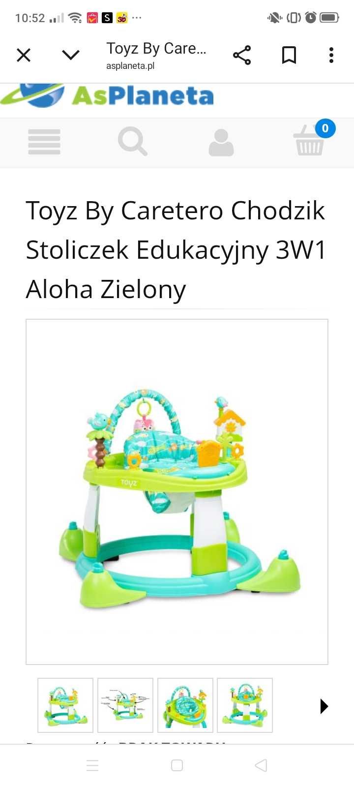 Chodzik dziecięcy aloha