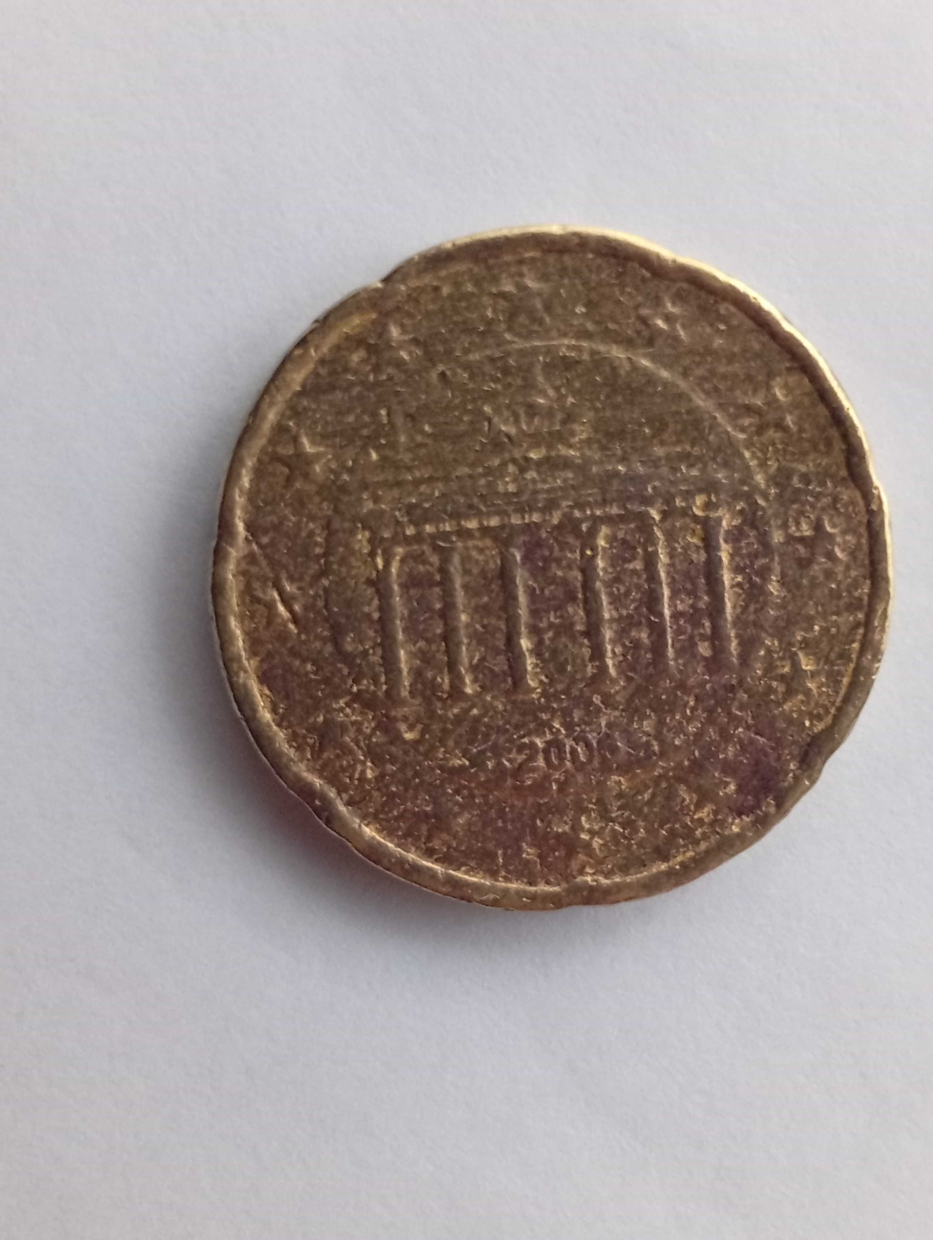 Magnífica e feiosa moeda de 20 cêntimos, 2006, Alemanha