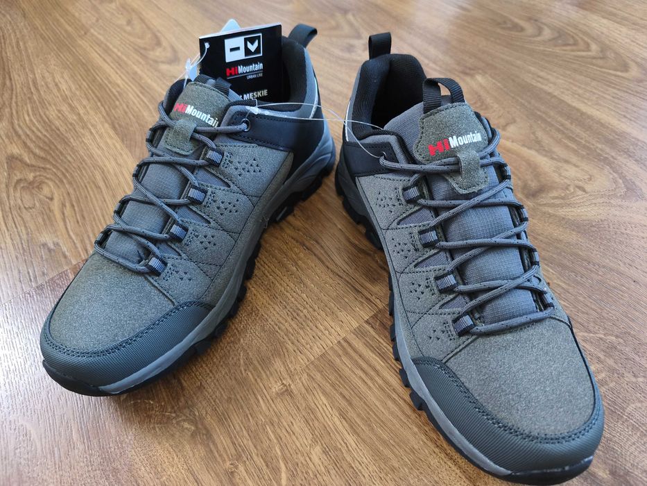 Nowe buty męskie rozmiar 44 trekkingowe szare