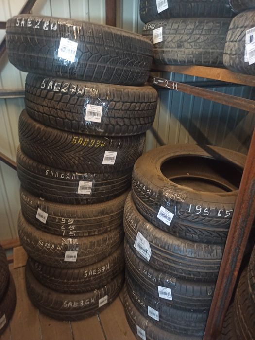 БУ шини 195 65r15 БВ з Європи оптом та в роздріб в Запоріжжі